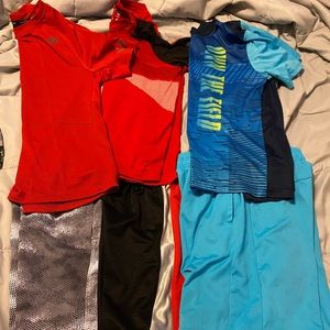 Boys shirts and shorts